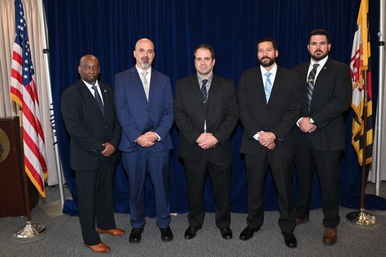 HSI Baltimore personnel recognized for their work with Baltimore County Police Department gang enforcement team