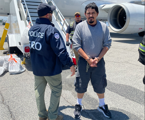 ICE removes foreign fugitive wanted for sexual offenses