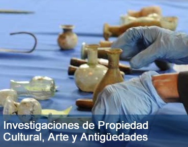Investigaciones de Propiedad Cultural, Arte y Antigüedades