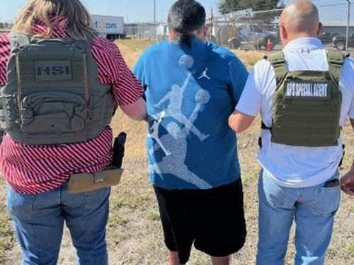 ICE Laredo, law enforcement partners arrest a member of the Mexican Mafia 