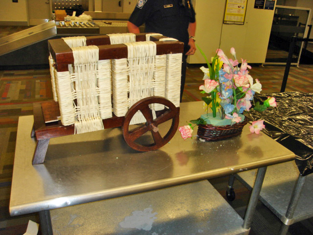 Mexican national indicted for drug smuggling attempt involving decorative wooden carts