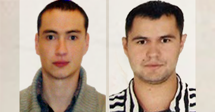 Left: Roman Olegovich Zolotarev; Right: Konstantin Lopatin