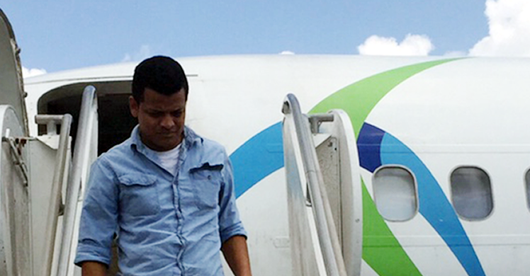 Oscar Alexander Salamanca-Vargas was flown to El Salvador by IAO