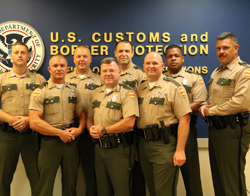 THP Troopers from across the State of Tennessee at the Hidalgo POE for a week of training  