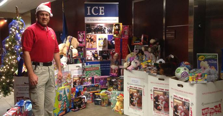 ICE Academy / FLETC bring holiday cheer to local children in need