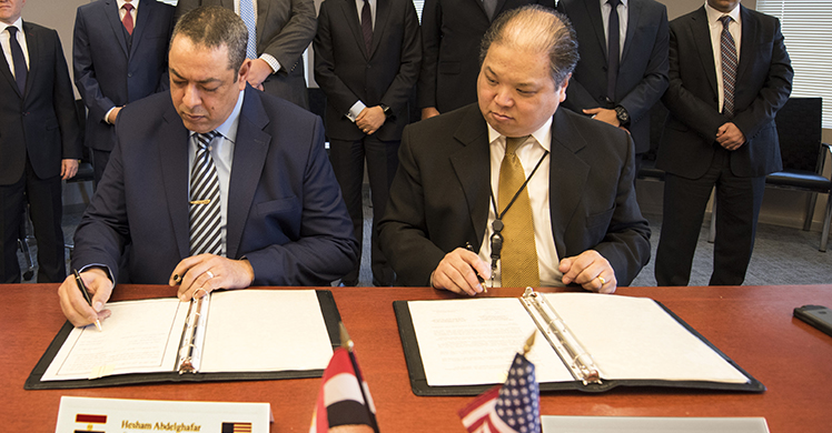ICE and Egyptian Administrative Control Authority sign Memorandum of Understanding